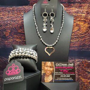 Silver Quartz - 3pc Set - Silver